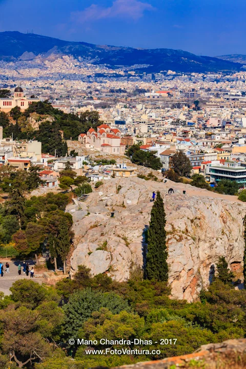 Athens, Greece - View from the Acropolis across Areios Pagos © Mano Chandra Dhas