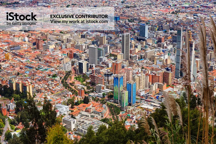 Bogota, Colombia - High Angle View