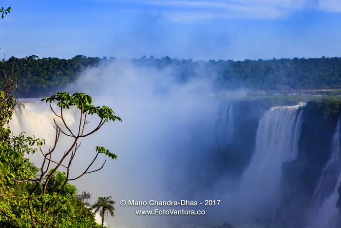 Into the Devil's Throat: Iguassu Falls between Brazil and Argentina.