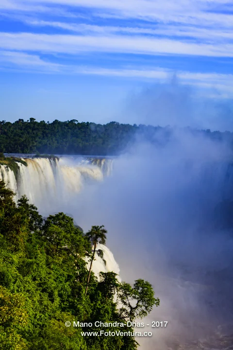 Devil's Throat at the Iguassu Falls between Brazil and Argentina.