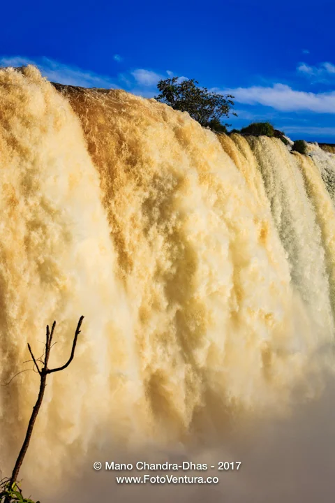 Devil's Throat at the Iguacu Falls between Brazil and Argentina.