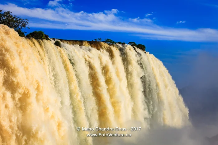 Devil's Throat at the Iguacu Falls between Brazil and Argentina.