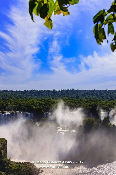 Devil's Throat at the Iguassu Falls between Brazil and Argentina.