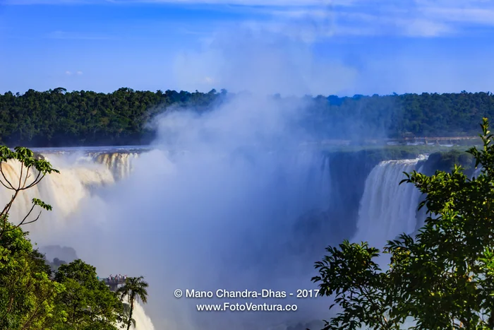 Into the Devil's Throat: Iguassu Falls between Brazil and Argentina.