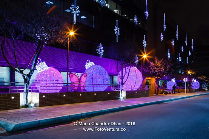 Christmas Lights In Bogota, Colombia