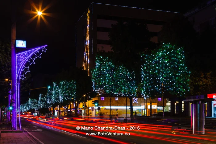 Christmas Lights In Bogota, Colombia