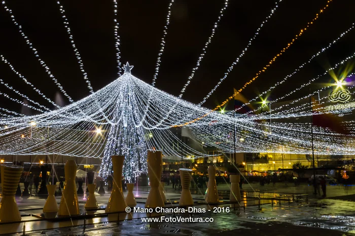 Christmas Lights In Bogota, Colombia