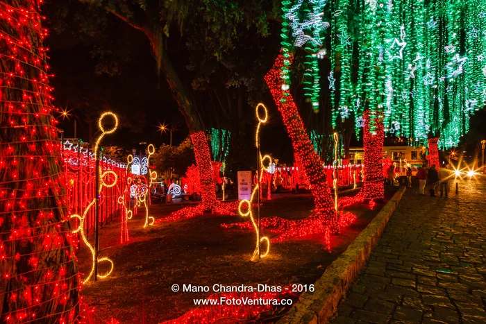 Christmas Lights In Bogota, Colombia