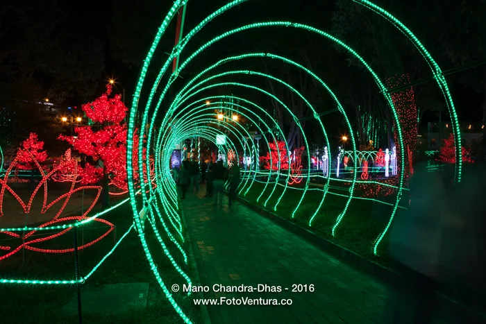 Christmas Lights In Bogota, Colombia