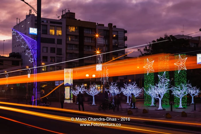 Christmas Lights In Bogota, Colombia