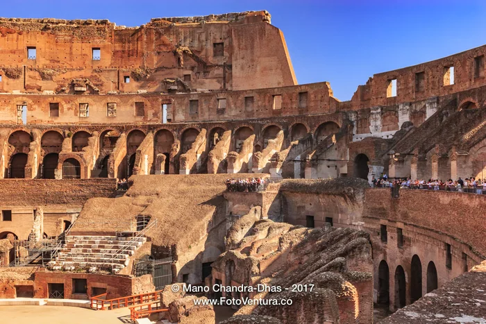 Rome, Italy - The Colosseum Interior