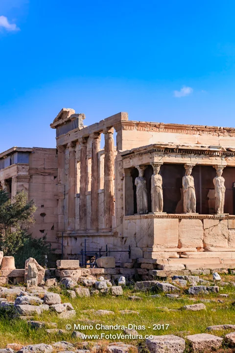 Athens, Greece: Temple of Erechtheion and Caryatids Porch on the Acropolis © Mano Chandra Dhas