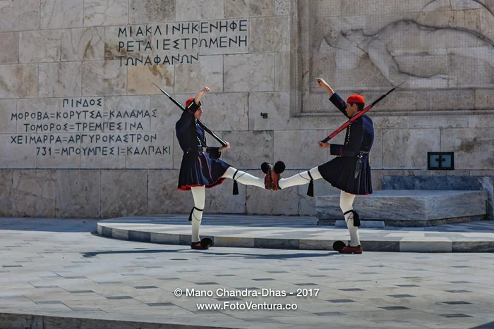 Athens, Greece - Ceremonial Guard at Tomb of Unknown Soldier © Mano Chandra Dhas
