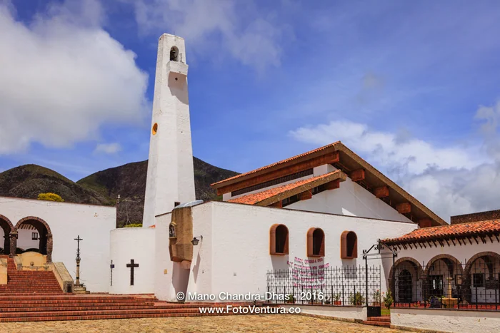 Guatavita, Colombia - Church on the town square