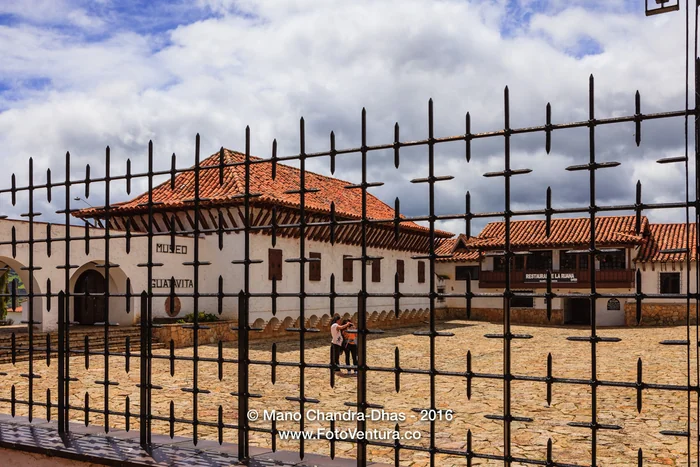 Guatavita, Colombia - The main town square