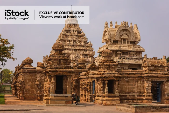 Kanchiuram, Tamil Nadu India - The 1300 Year Old Kailasanathar Temple