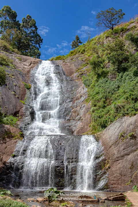 Kodaikanal South India - Silver Cascade Falls Locade On The Ghat Road At An Altitude Of About 5900 Feet Above Mean Sea Level