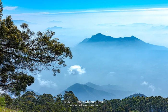 Kodaikanal, Tamil Nadu, South India - Peaks As Viewed On A Misty Morning From The Location Known Locally As Suicide Point