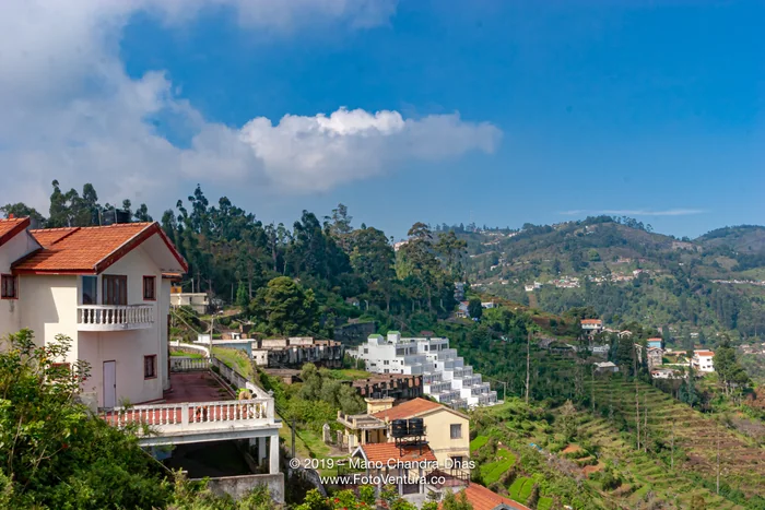 Kodaikanal, Tamil Nadu, India - Rare View Of The Pillar Rocks Without The Usual Cover Of Mist And Fog