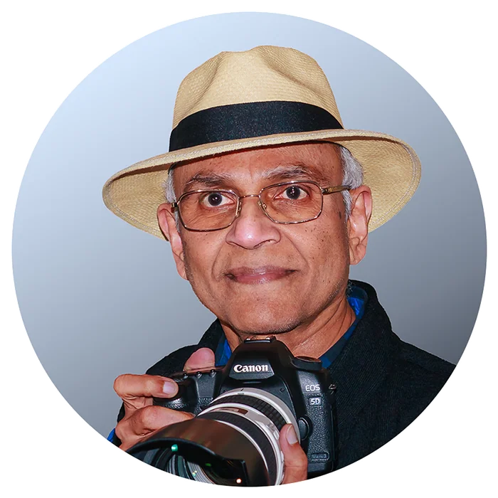 Portrait of photographer Mano Chandra Dhas