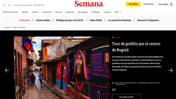 Semana, Colombia – sitio web.