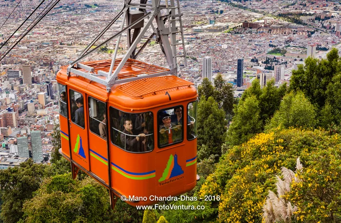 Bogotá, Colombia - Cable Car to Andes Peak of Monserrate