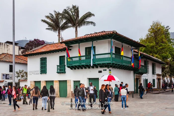 Bogotá, Colombia - The Casa del Florero on Plaza-Bolivar