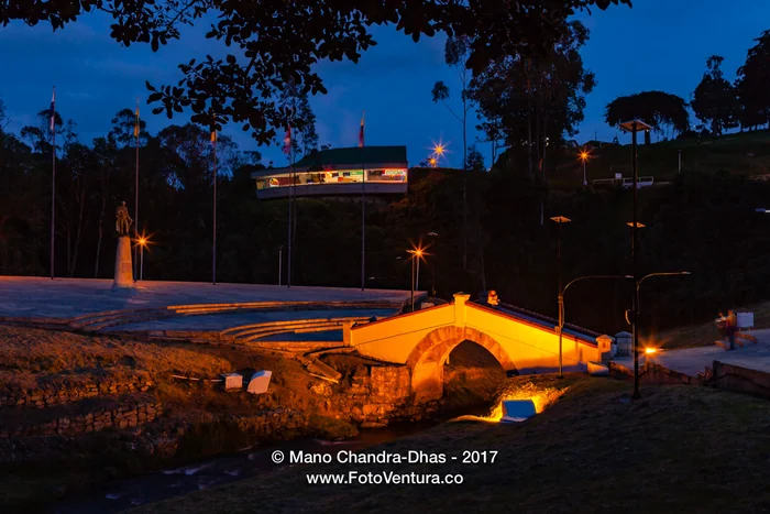 Colombia, South America - The 18th Century Puente de Boyacá over The Teatinos River: A National Monument That Symbolizes The Independence of Northern South America From The Colonial Power Of Spain