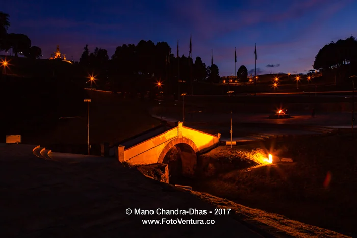 Colombia, South America - The 18th Century Puente de Boyacá over The Teatinos River