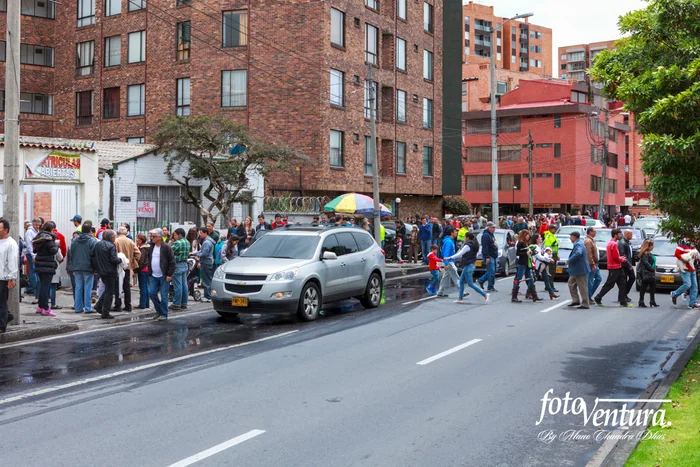 Colombia - The Historic Peace Referendum - Voters Seen Queuing up to Vote