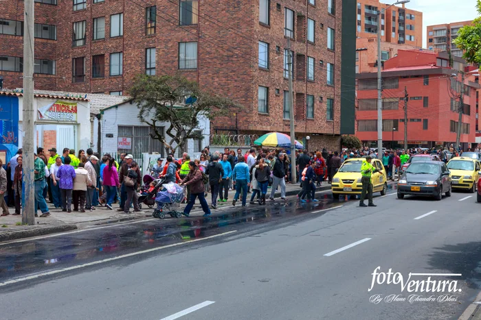 Colombia - The Historic Peace Referendum - Voters Seen Checking Lists Before Proceeding to Allocated Tables to Vote