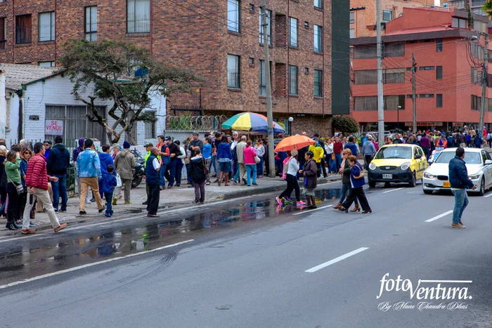 Colombia - The Historic Peace Referendum - Voters Seen Checking Lists Before Proceeding to Allocated Tables to Vote