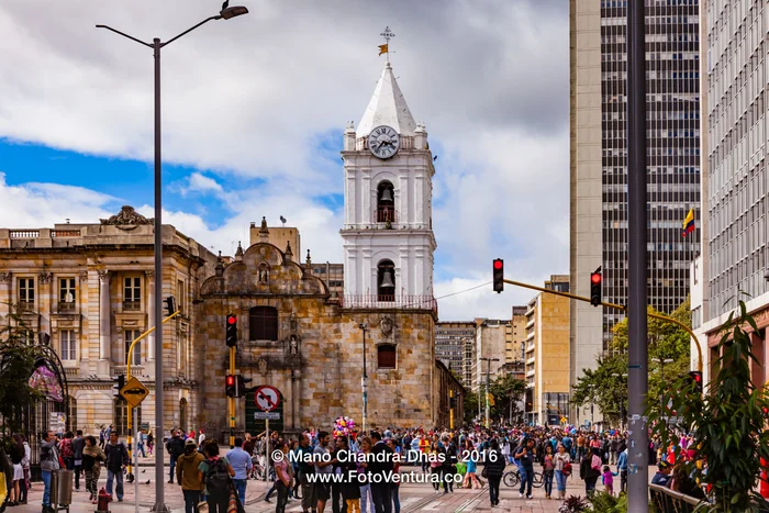 Bogotá, Colombia - Carrera Septima in La Candelaria