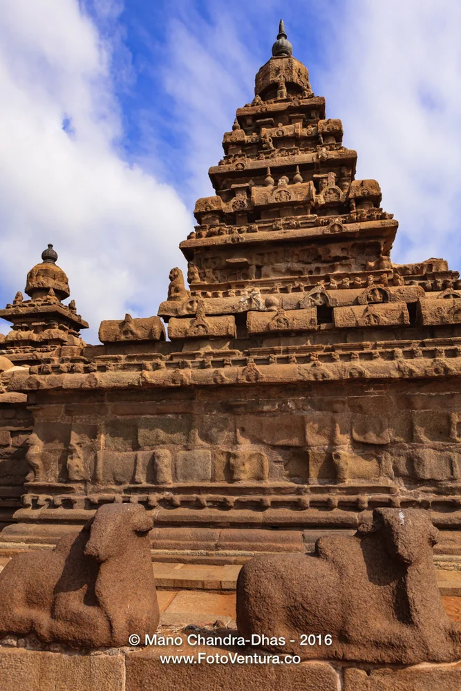 Mahabalipuram, Tamil Nadu, India - The 8th Century Granite Shore Temple