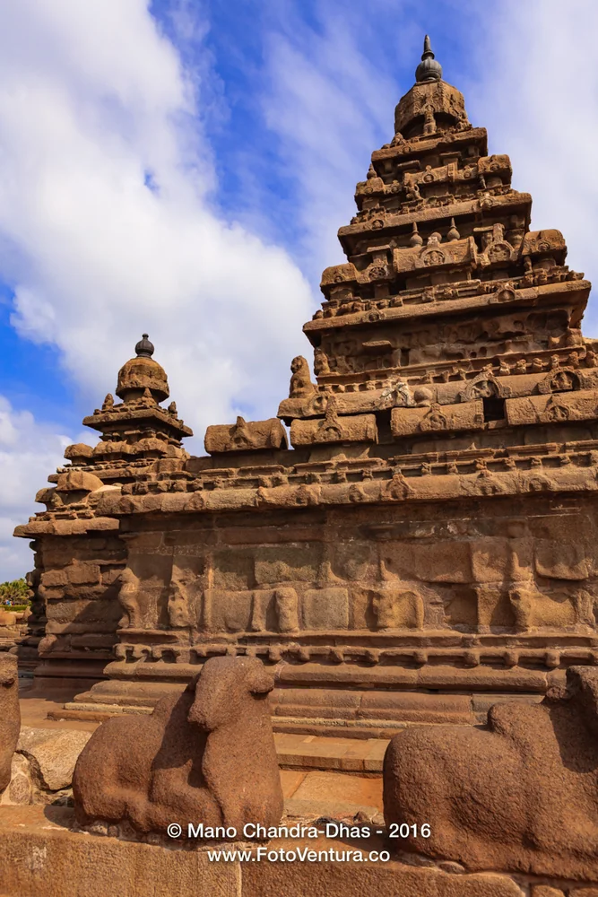 Mahabalipuram, Tamil Nadu, India - The 8th Century Granite Shore Temple