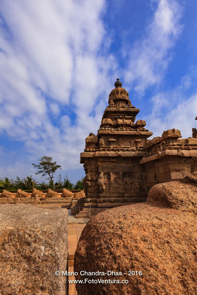 Mahabalipuram, Tamil Nadu, India - The 8th Century Granite Shore Temple