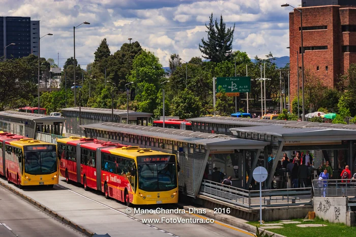 Bogotá, Colombia - A TransMilenio Station