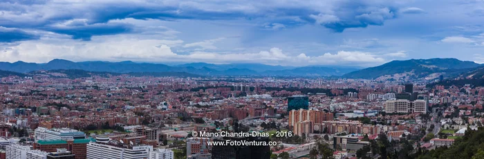 Bogotá, Colombia - Panoramic View of Usaquén