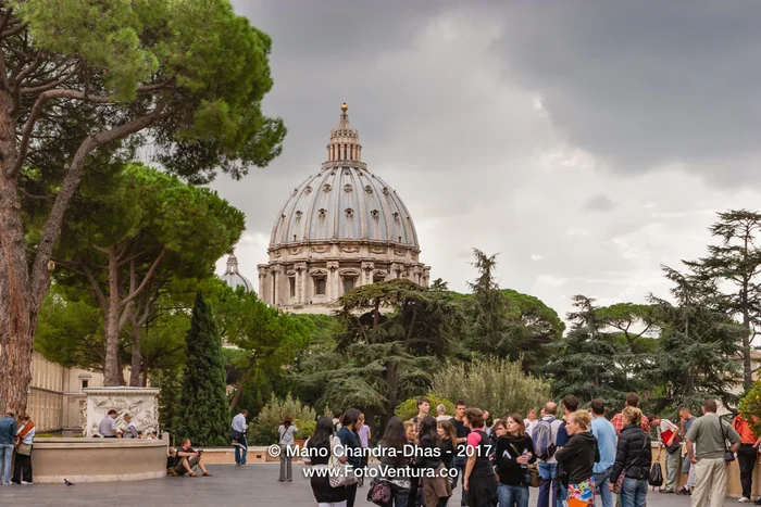 The dome of St Peter’s Basilica, Vatican City