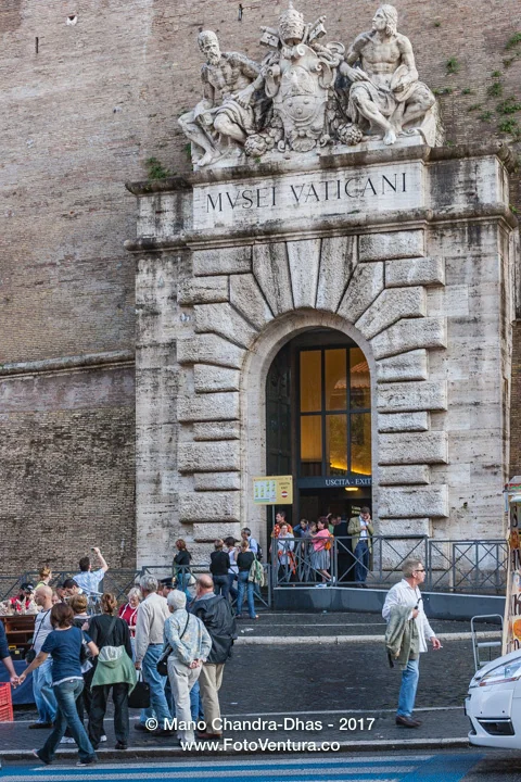 Rome - Main Exit from the Vatican Museum