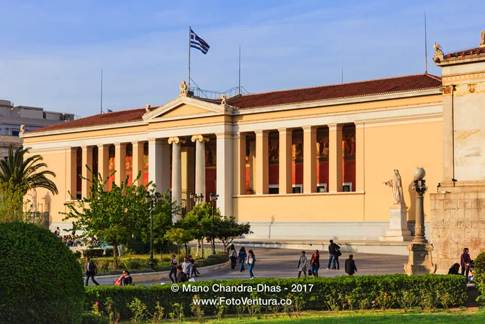 National and Kapodistrian University of Athens, Greece, in Evening Sunlight © Mano Chandra Dhas