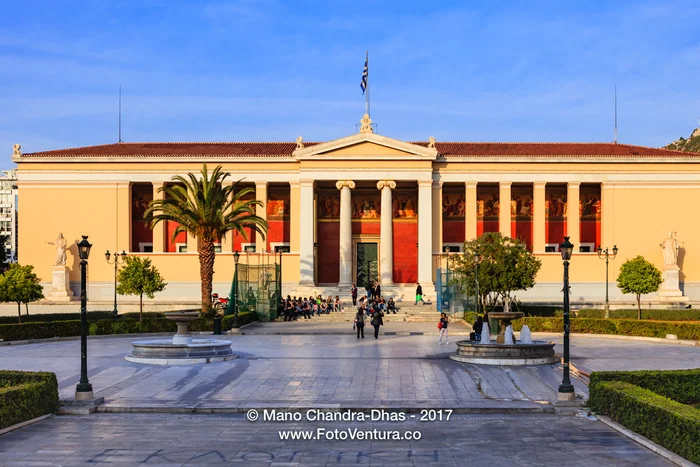 National and Kapodistrian University of Athens, Greece, in Evening Sunlight © Mano Chandra Dhas