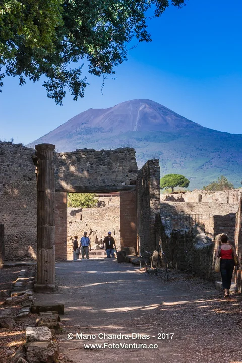 Pompeii, Italy - in the shadow of Mount Vesuvius