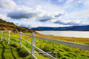 Colombia, South America - Embalse de Tominé in Guatavita