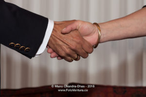 Handshake - Asian Male and Latin American Female