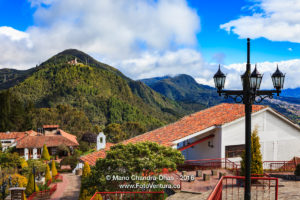 Bogota, Colombia - Looking towards Guadalupe from Monserrate