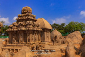Mahabalipuram, India: 7th Century Arjuna Ratha, sculpted in Granite.