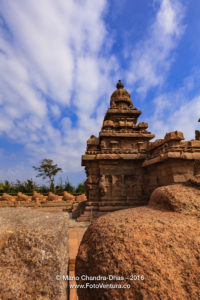 Mahabalipuram, India: 8th Century Shore Temple; Sand and Wind Erosion.