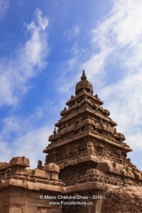 Mahabalipuram, India - Gopuram of 1300 Year Old Shore Temple