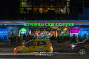 Bogota, Colombia: Calle 93A, night photo
